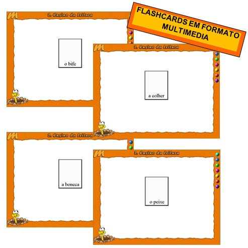 Flashcards em formato Multimedia