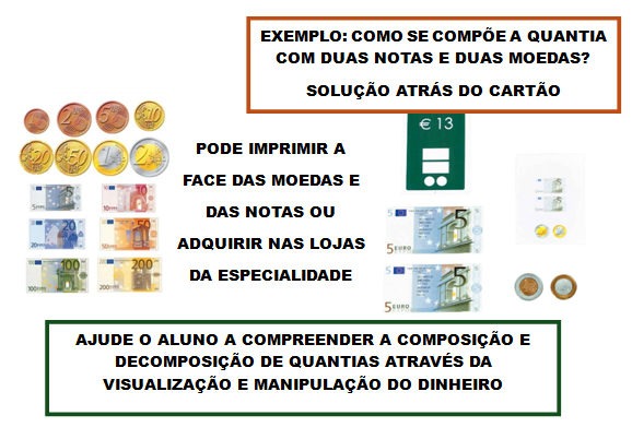 exemplo de decomposição da quantia