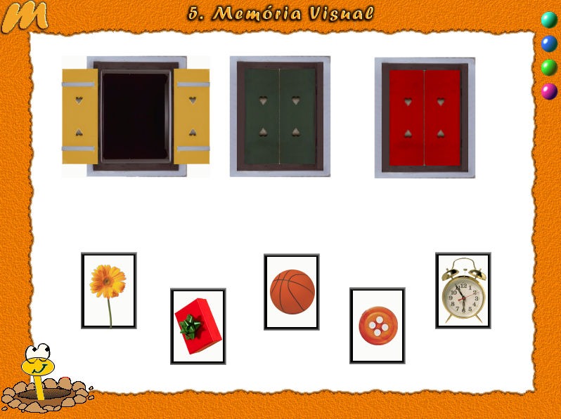 Jogo 5 - Memória Visual do Software "OS Jogos da Mimocas"