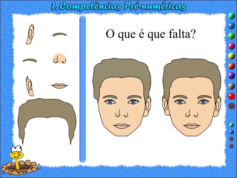 O que é que falta? Jogo 1 do Software "Os Números da Mimocas