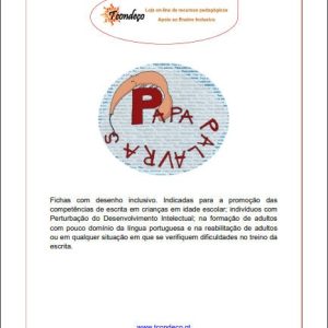 Papa Palavras - Download Fichas de Actividades
