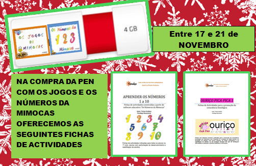 oferta de natal mimocas e fichas